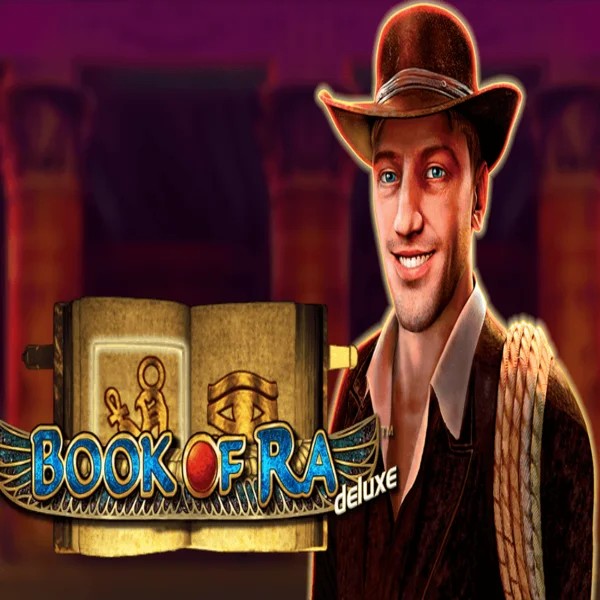 Book of Ra Deluxe logo – Slots by Novomatic at Joki Casino
